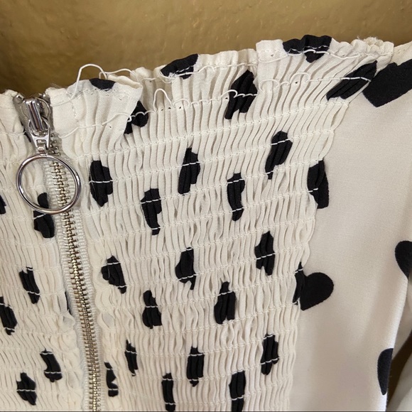 For Love & Lemons Lucia Set Floral Heart XS/S NWT - Picture 12 of 16